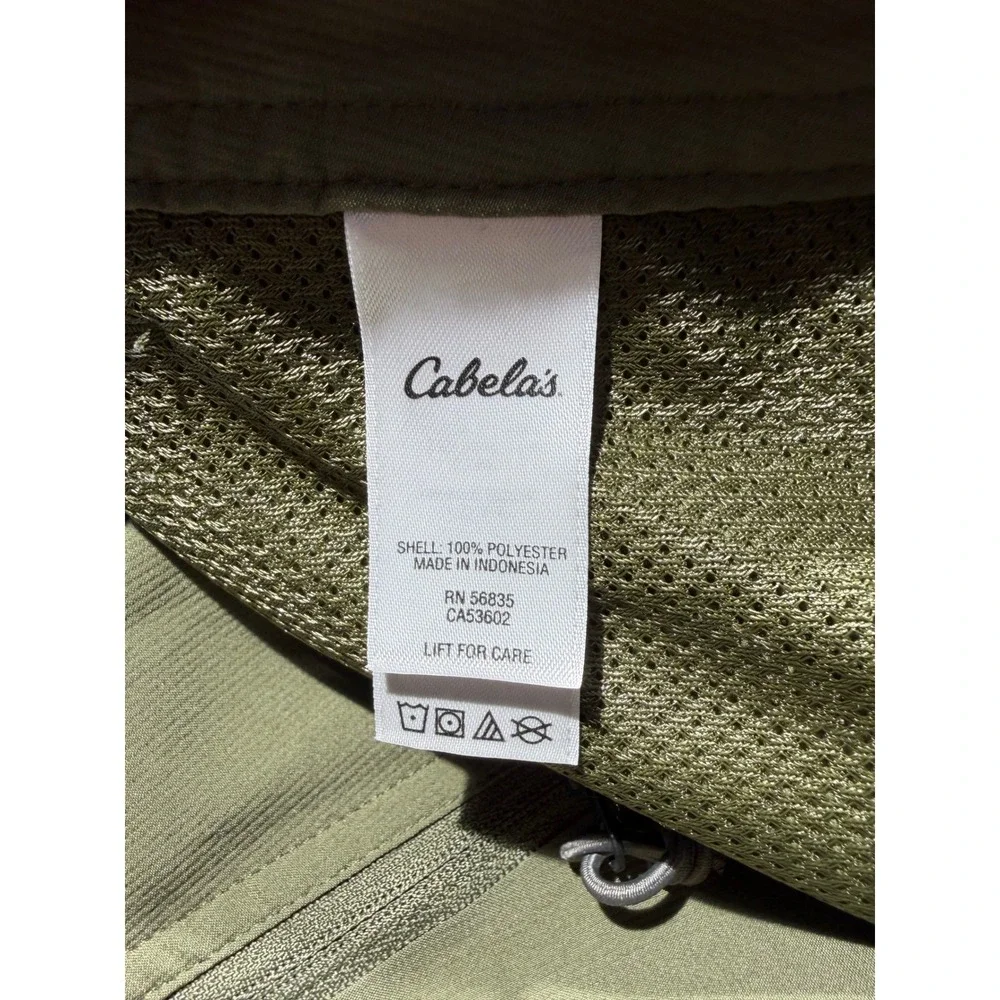 Cabelas 32 Bridge Mens 36 Hiking Pants Olive Green Roll Up Cargo M25PT150 SFE